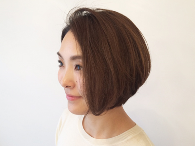 ふんわり華やかに！ショートボブヘアセット