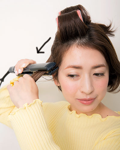 ヘアアイロンの使い方は こんなにある 印象別 美的 Com