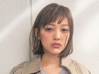 前髪ありのショート ショートボブ ミディアムボブ18選 トレンドの 前髪ありのショート ショートボブ ミディアムボブ18選 トレンドの