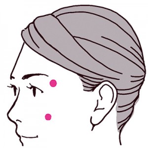 顔＆耳たぶのツボ押しマッサージで肩こりを身体をゆるめる
