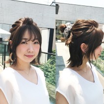 浴衣にもおすすめ！ボブの簡単キュートなハーフアップアレンジで脱マンネリ【髪コンプレックス解消vol.31】