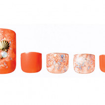 【夏】セルフフットネイル｜2018年デザイン、大人っぽい、シンプル、赤色、単色などセルフでできる夏のペディキュアデザイン＆やり方