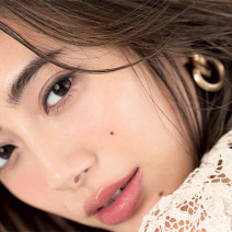 ルナソルのマットブラウンアイシャドウをライン使い！ 切れ長美人アイの作り方