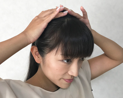 ヘアアクセとしっとり感がカギ！時短でこなれアレンジ