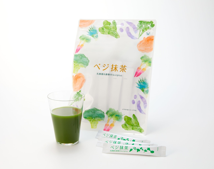 青汁のようなビューティドリンク「ベジ抹茶」 