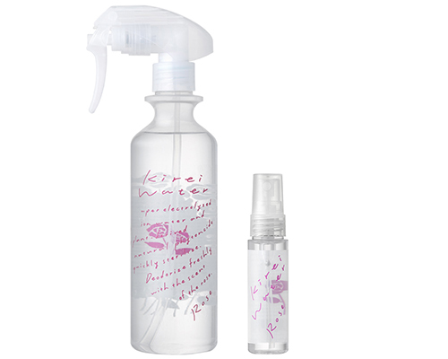 キレイウォーター ローズ(左)300ml(右)30ml