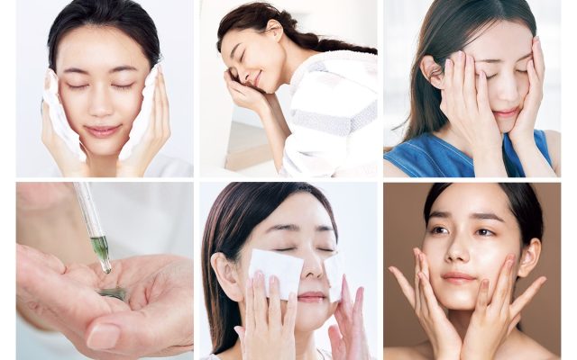 お顔のお手入れに