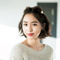 ボブ×パーマスタイルの簡単ヘアアレンジ12選｜結婚式や毎日のお仕事に！