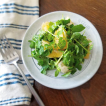 お酢パワーですっきりキレイ♪【クレソンと柑橘のビューティビネガーサラダ】Today’s SALAD #81