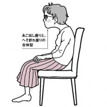 あなたの座り方、大丈夫！？ あご出し、へそ折れ、脚組み…実は体に悪い座り方をしているかも？