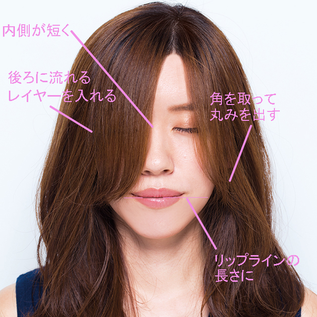 重めワンレン→軽やか前髪で「かっこいい色気」ヘアにイメチェン！