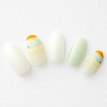 【365日ネイル】ふんわりトーンでお休みモードをフライング♪微差パステルカラーネイル