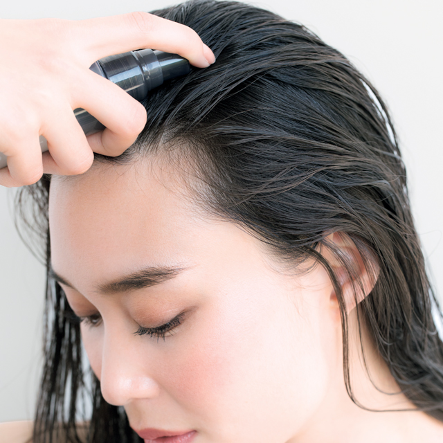 髪と頭皮をUVから守るヘアケアプロセス