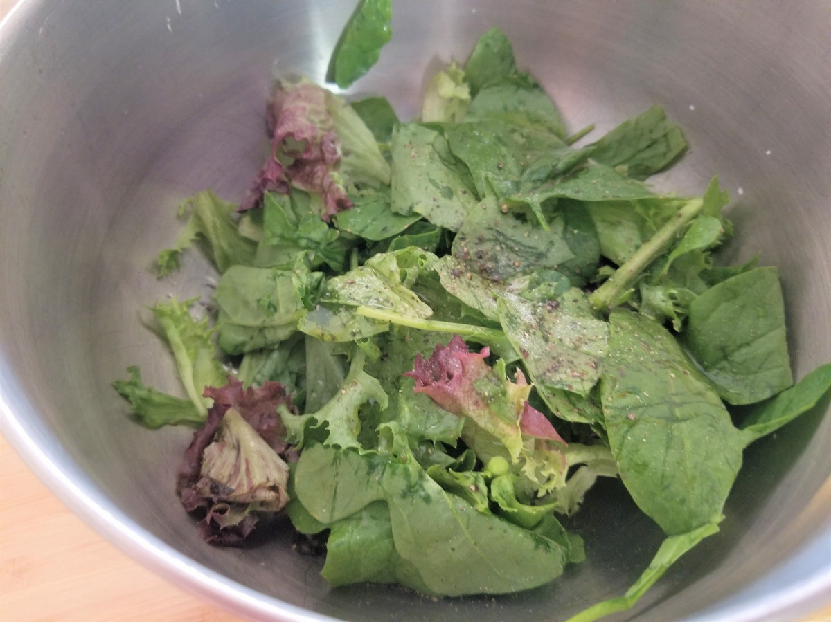 ルッコラとフェタチーズのレンズ豆サラダのレシピ