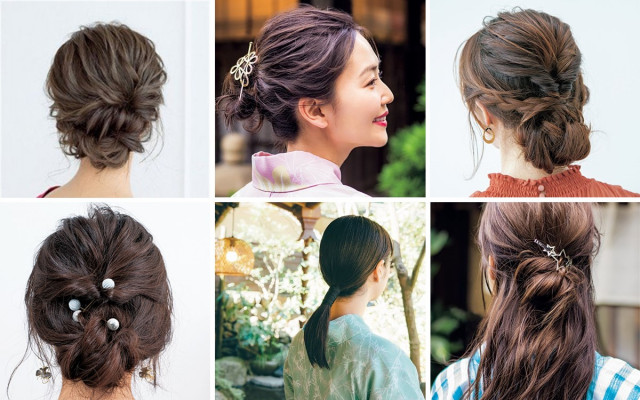 結婚式お呼ばれや和装の ヘアセット カタログ 22のヘアアレンジ 美的 Com