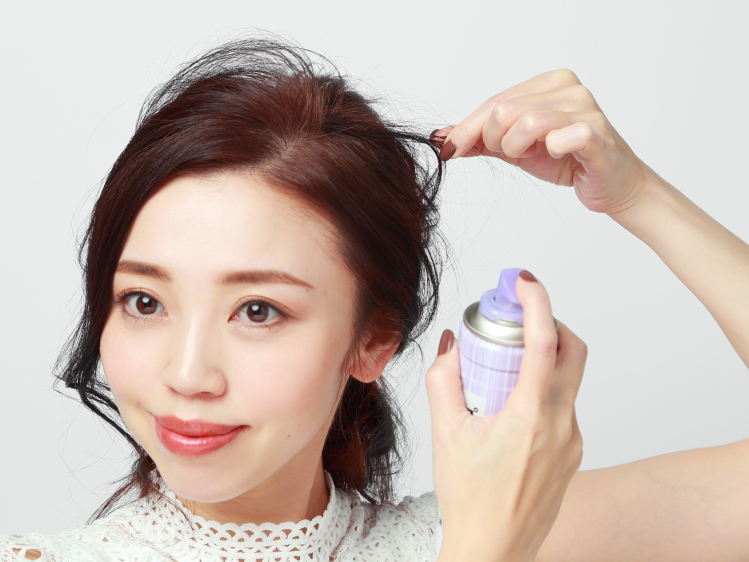 ためして ヘアスプレーの使い方 基本 応用アレンジテク 美的 Com