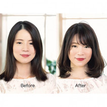 ヘアカットで小顔見せ！前髪やスタイリングで骨格が変わったような小顔に変身♪