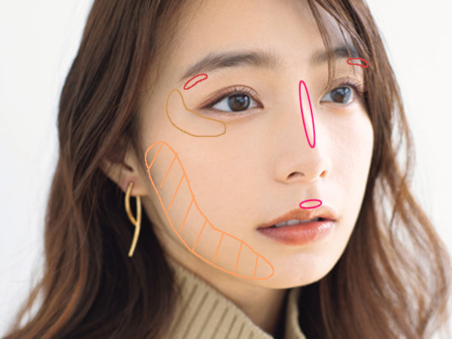 宇垣美里さんのむくみを残さないマッサージ＆立体的なツヤ顔メイク術