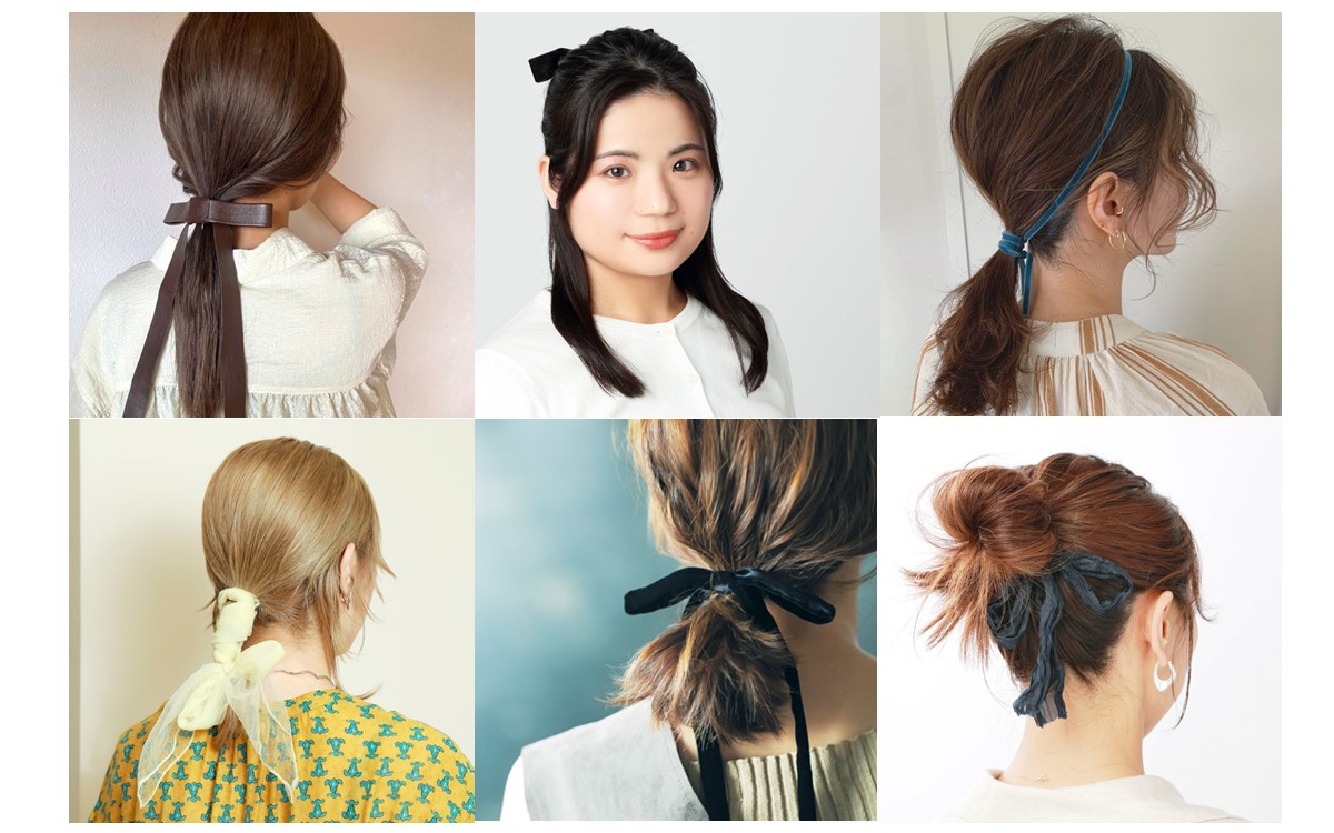 全方位かわいい。リボンでヘアアレンジ【簡単15選】 | 美的.com