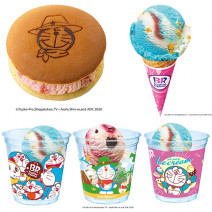 食べるのがもったいない♪サーティワンのアイスクリームにドラえもんが初登場！