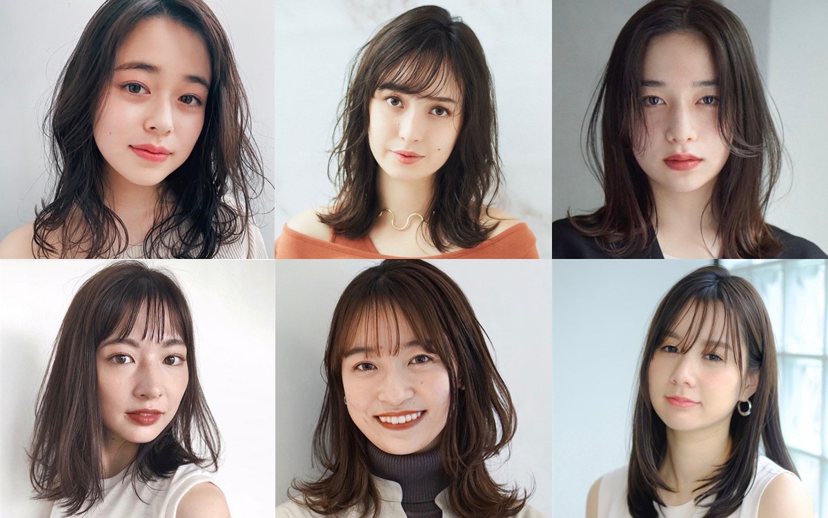 色っぽ美人 黒髪セミロング 19の実例 ヘアアレンジ 美的 Com