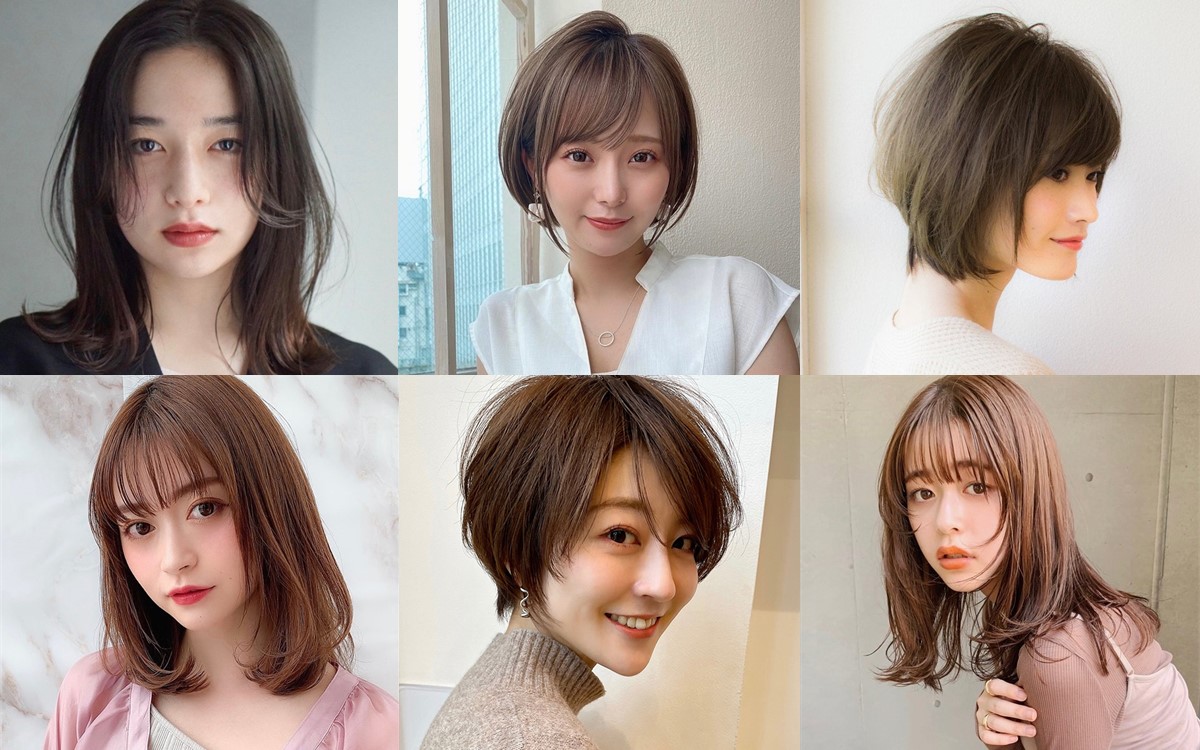 下膨れさんのお悩みが消滅する髪型 ポイント2つ と 14のヘアスタイル 美的 Com