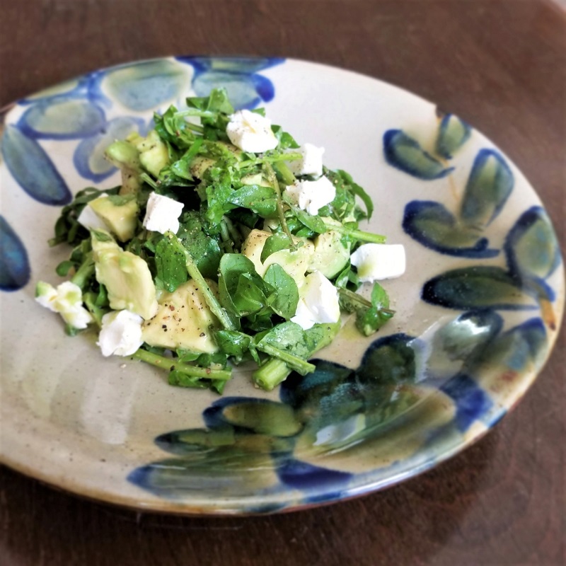 抗酸化野菜×森のバター、味の決め手はナンプラー♪「クレソンとアボカドのサラダ」Today’s SALAD #113