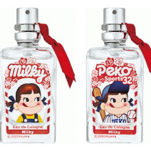 「アクア シャボン」の香水とペコちゃんがコラボ！香りはもちろん、みんな大好き「ミルキー」！
