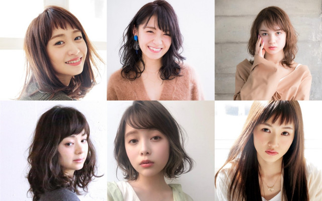 斜め前髪をいかした 切り方 と 12のヘアスタイル例 美的 Com