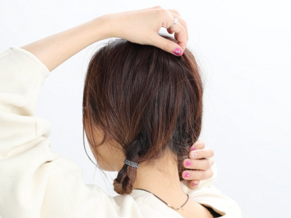 簡単で可愛いツインおだんご