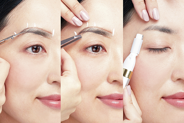 3. 眉カットやクレンジングなど、眉毛整えのステップを紹介。