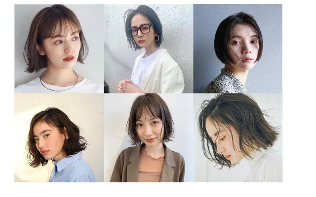 黒髪 暗髪の切りっぱなしボブ 14のヘアスタイル 美的 Com