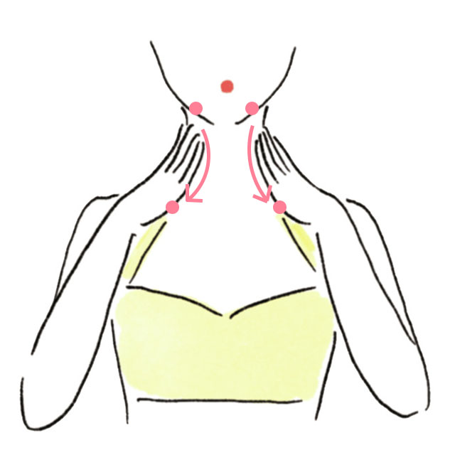 効果的に ６つの部位 を狙う リンパマッサージのやり方まとめ 美的 Com