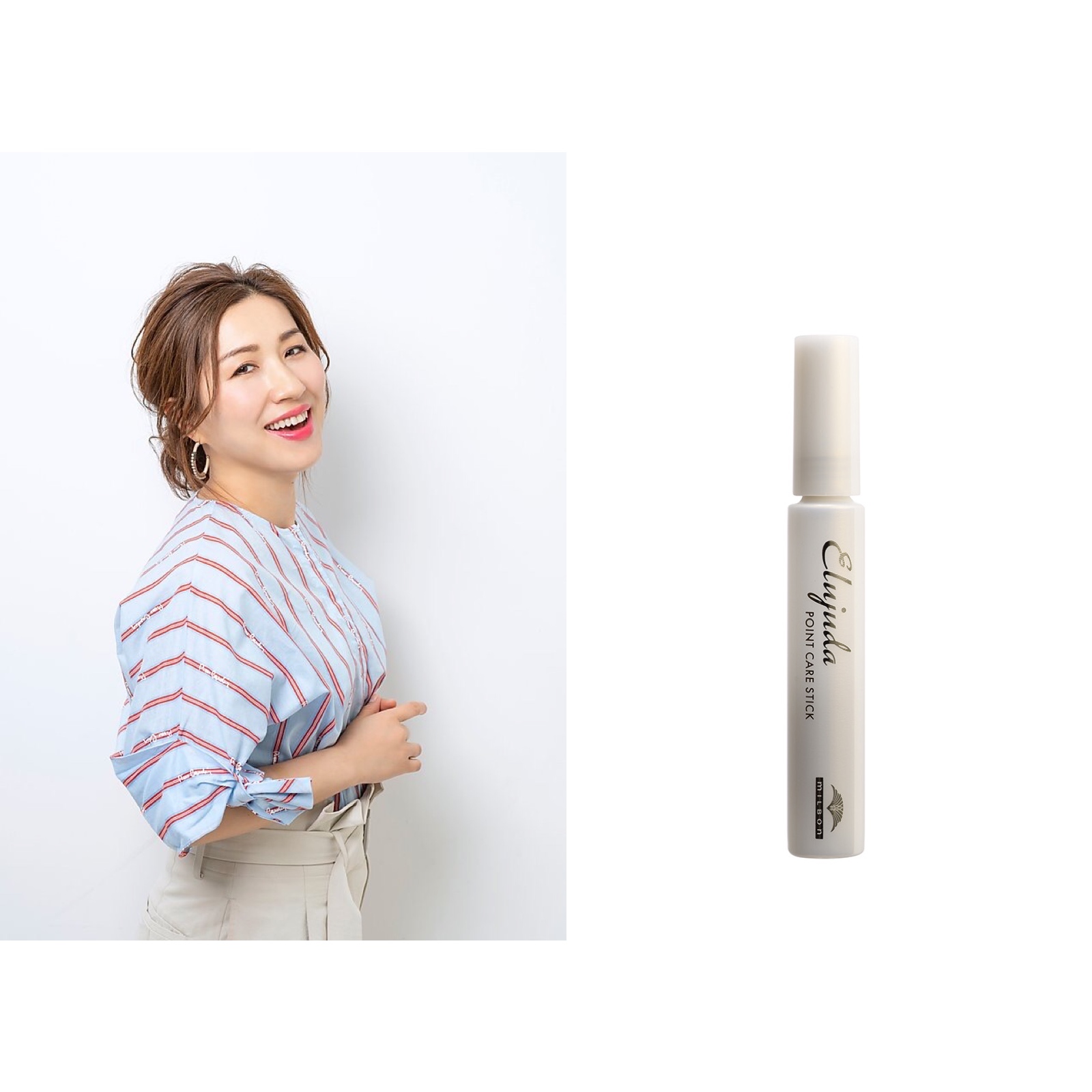 長井かおりさん「梅雨のアホ毛は￥1500のミルボン ポイントケアスティックで強力ブロック！」| #プロもやっぱりプチプラ好き vol.5