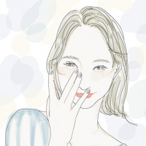 おうちで簡単セルフネイル｜ブルー×ベージュで透明感のある指先に♪ 「涙映えネイル」を新提案！
