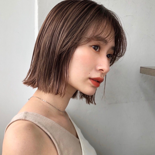 面長さんに最高に似合うボブって 22のヘアスタイル 美的 Com