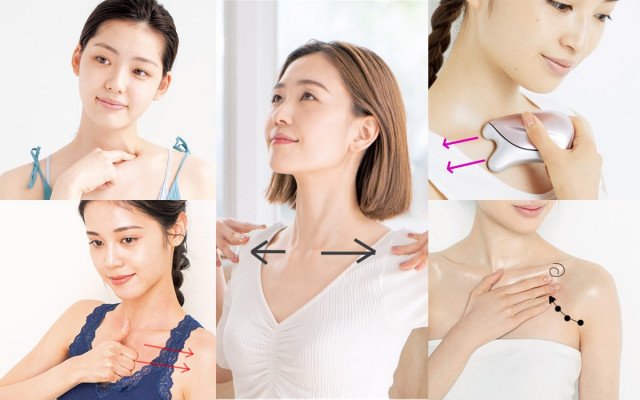 デコルテマッサージ はメリットたくさん 自宅で簡単にできる7つのメソッド 美的 Com