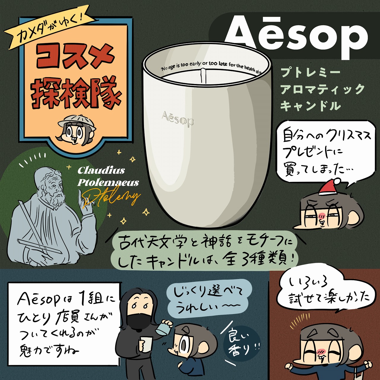 Aesop イソップ　プトレミー アロマティック キャンドル