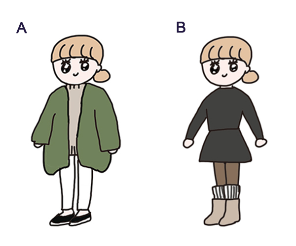 冷えにくい服装はどっち？キーワードは「頭寒足熱」｜“ぽかぽか力”UPドリル