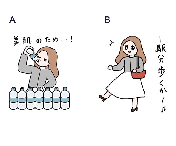 体を冷やす習慣はどっち？過剰はむくみ、冷えの原因に！｜“ぽかぽか力”UPドリル