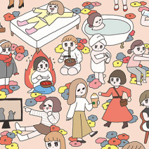 絵の中から「冷えてしまう人」3人を見つけて！｜“ぽかぽか力”UPドリル