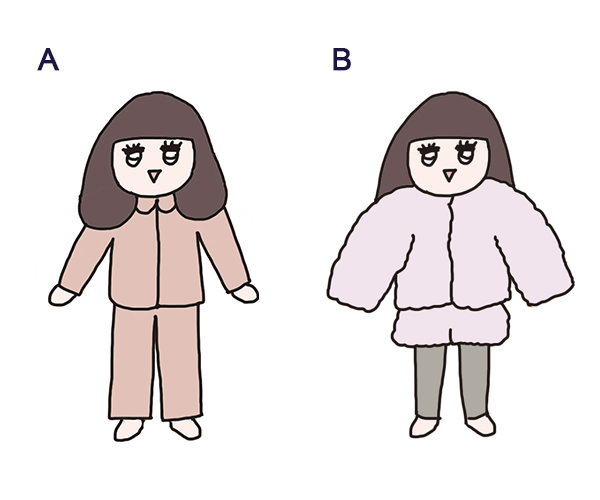 寝るときの服装で冷えにくいのはどっち？朝までぐっすり！温かい睡眠法｜“ぽかぽか力”UPドリル