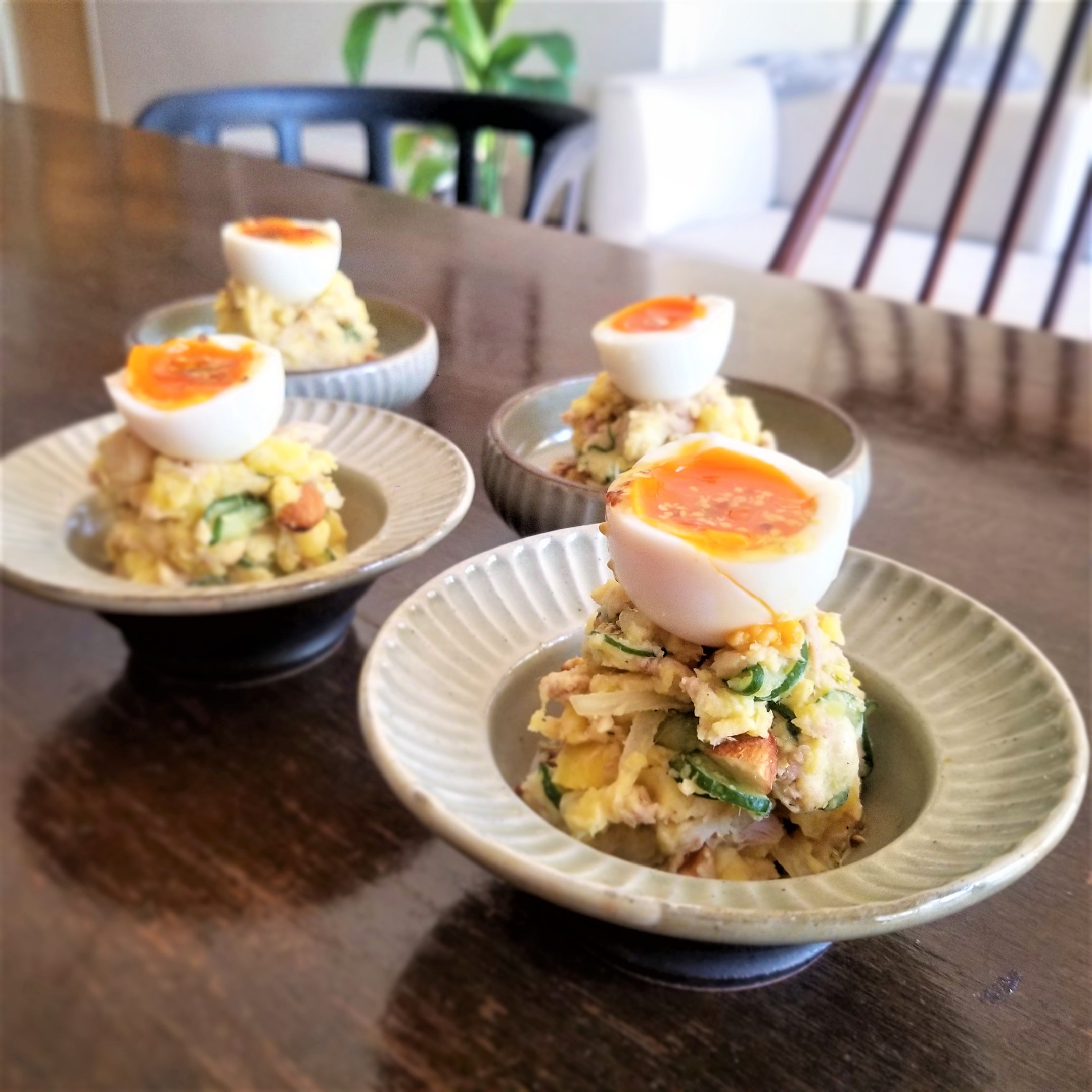 ゆで卵プラスでキレイ偏差値アップ ゆで卵と燻製ナッツのポテトサラダ Today S Salad 152 美的 Com ゆで卵プラスでキレイ偏差値アップ ゆで卵と燻製ナッツのポテトサラダ Today S Salad 152 美的 Com