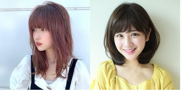 厚め 前髪は メリットづくし 実例16 小顔効果とキュートさを一気が叶う 美的 Com