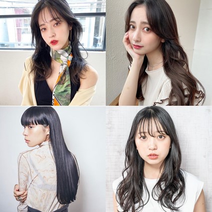 黒髪ロングの魅力を引き出す ２３の髪型 美的 Com