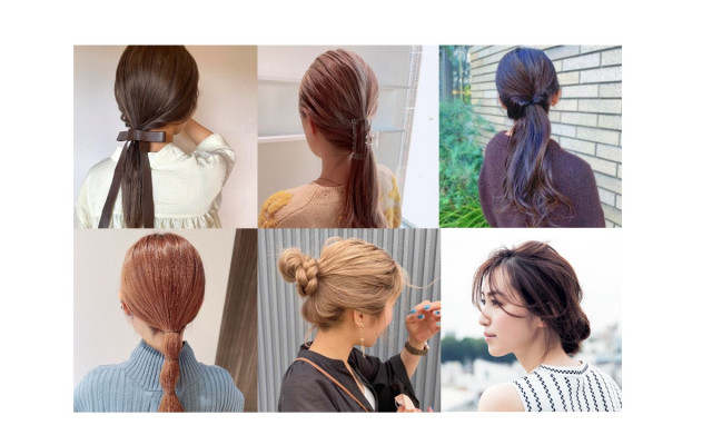 簡単なロングヘアのまとめ髪集めました 15のアレンジ 美的 Com