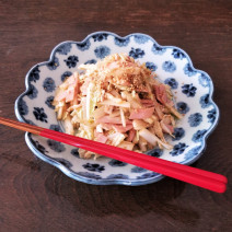 モリモリ食べて便秘解消＆透明美肌効果も！「白菜とハムの中華風サラダ」Today’s SALAD #167