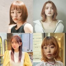 オレンジ系の髪色で肌馴染みいいスタイル【16選】