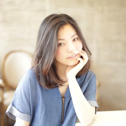 大人のかきあげグラデーションボブで色っぽ美人スタイルの出来上がり