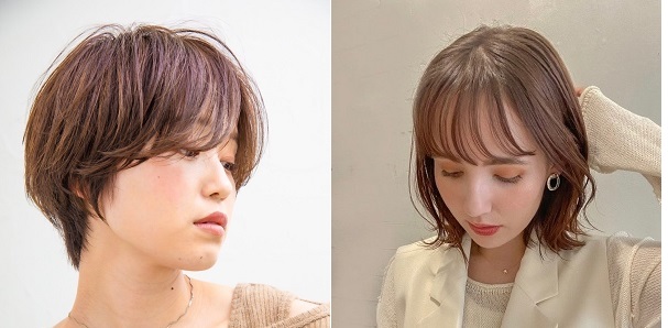 ピンクブラウンの髪色が 可愛すぎる ９の実例 美的 Com